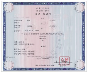 Ji Hun Certificate