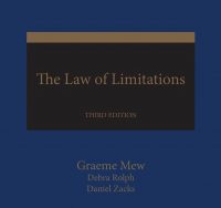 law of limitations book cover