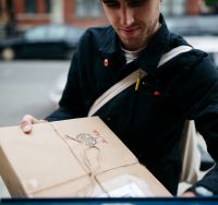Man delivering package